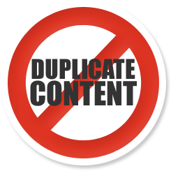 duplicate content